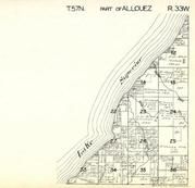 Allouez Township 2, Lake Superior, Gratiot River, Hills Creek, Keweenaw County 1930c